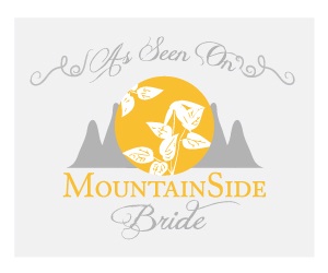 As seen on the Mountainside Bride