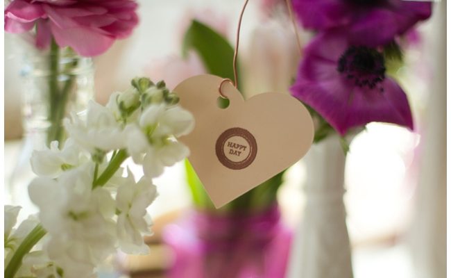 Embossed Heart-shaped Tags with the eBosser