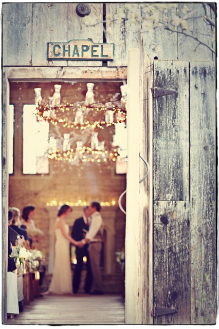 rustic wedding chapel