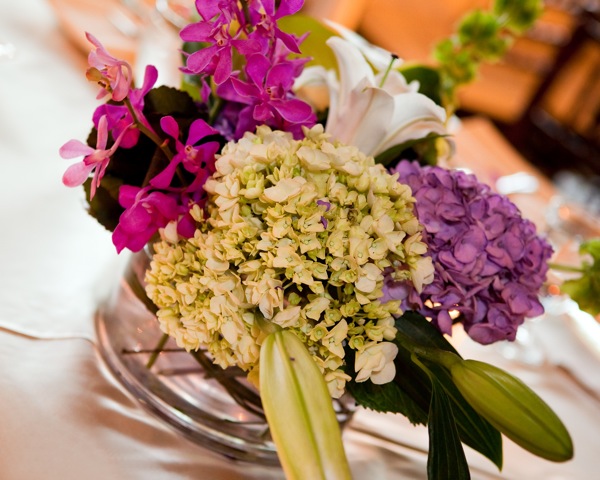 Wedding flower centerpieces