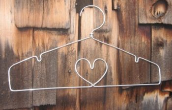 heart shaped hanger