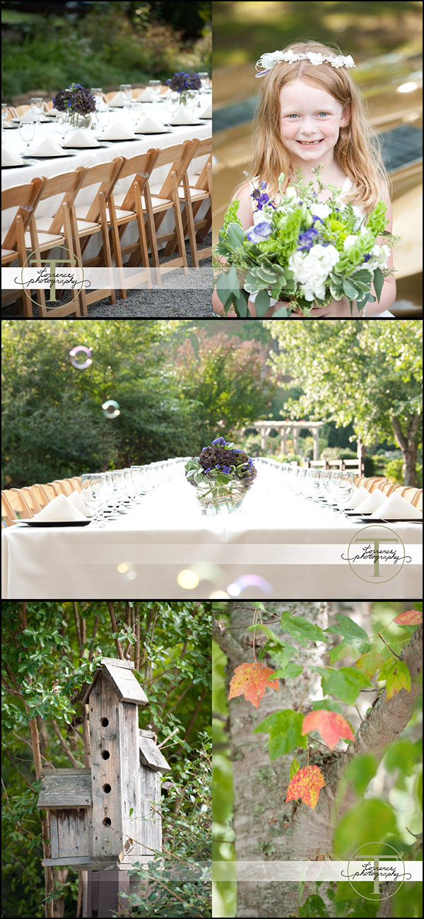 elegant outdoor table setting 