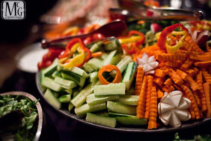Adorable DIY Wedding Buffet Detail