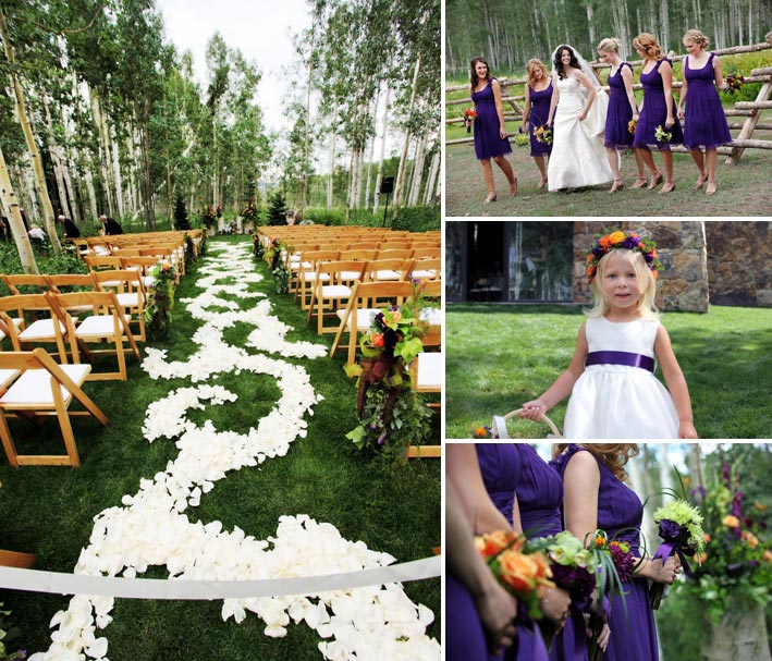 Purple wedding Ceremony