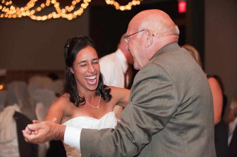bride dancing with Father in Law