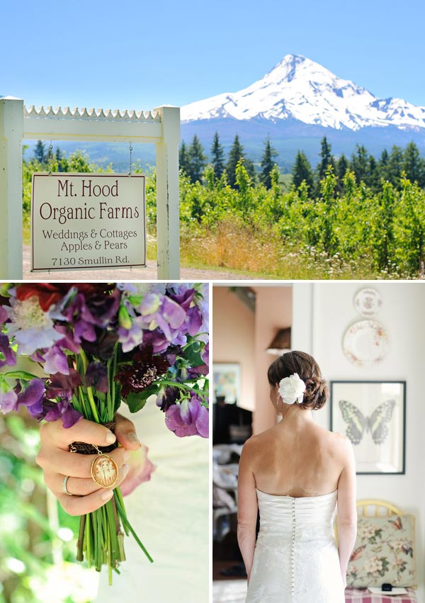 Organic Mount Hood wedding
