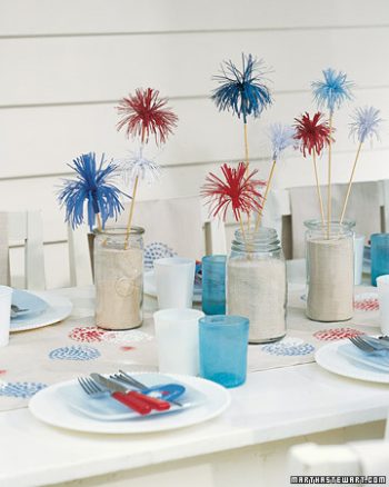 easy DIY decor for the fourth of july