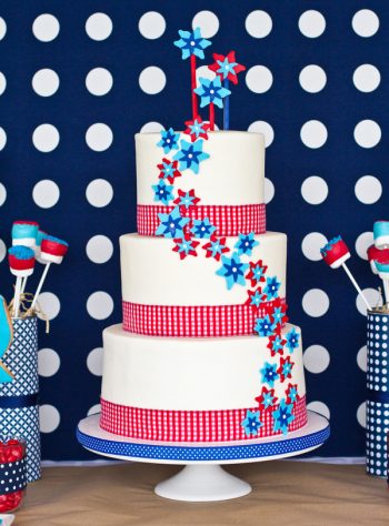 DIY cake decorations for the fourth of July