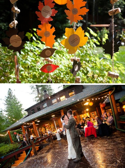 Beautiful Autumn Lake Tahoe Mountain Wedding