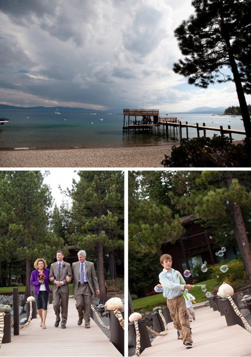Beautiful Autumn Lake Tahoe Mountain Wedding