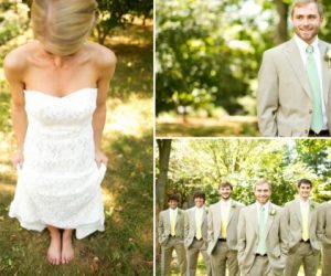 DIY Asheville Wedding barefoot bride