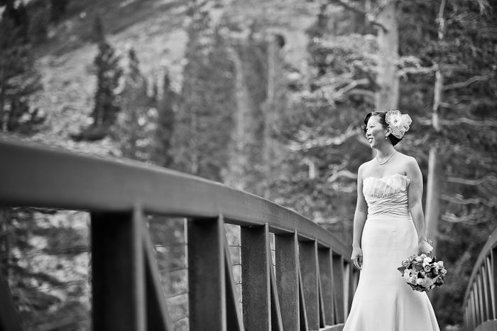 Bride at Twin Lakes