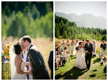 mountain meadow wedding ceremony