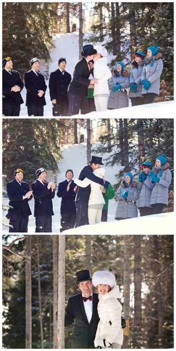 secret wedding ceremony at Breckenridge ski area