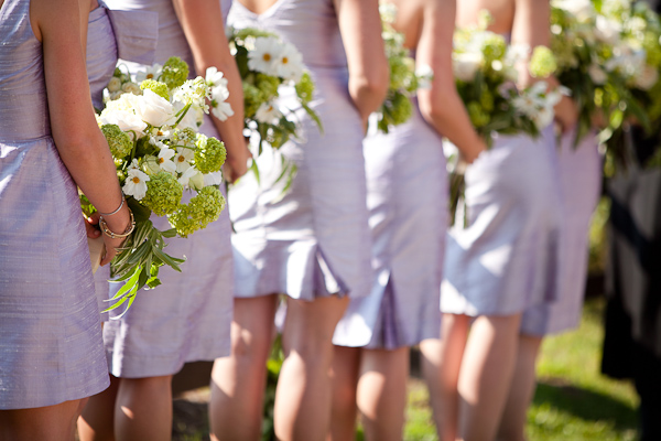 Bridesmaids in lavender