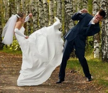 wedding fights