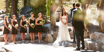 forest chapel wedding in Mammoth Lakes