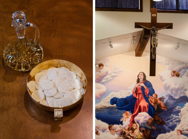 fresco and communion wafers