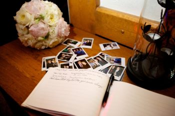 Polaroid Guest Book at Keystone Colorado Wedding