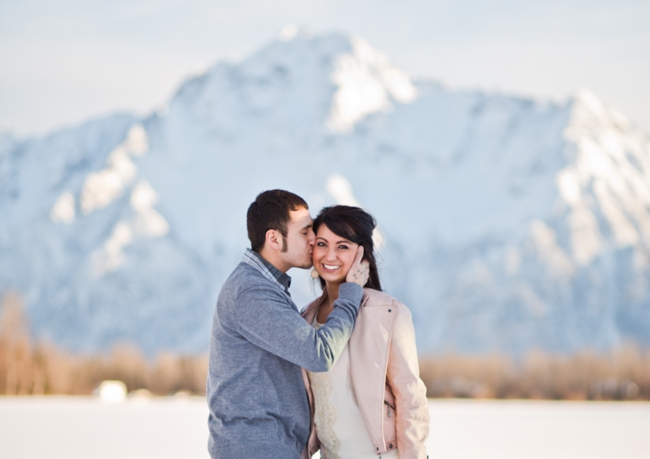 Alaskan Engagement Shoot with Big Mountain Details