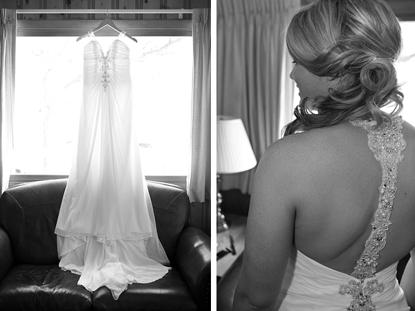 beaded T-back vintage glam wedding gown