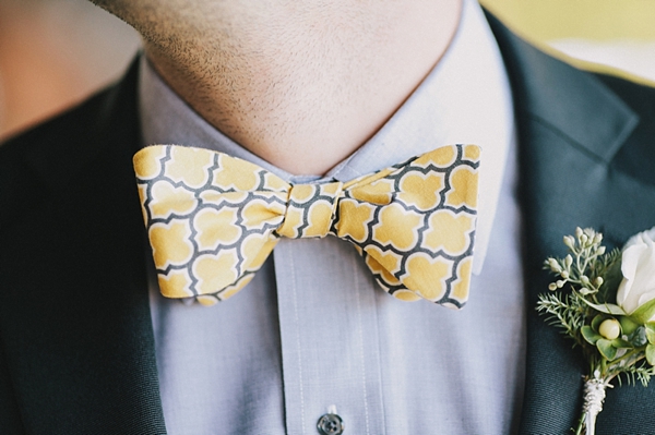 navy and blue bow tie