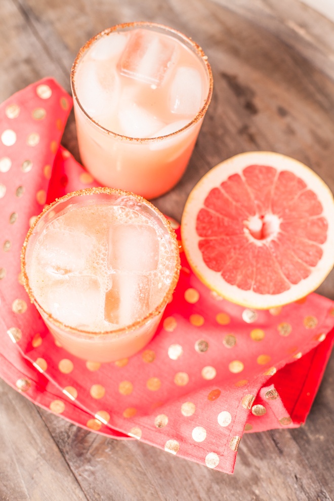 Grapefruit Margarita with a Kick | Signature Drink of the Month