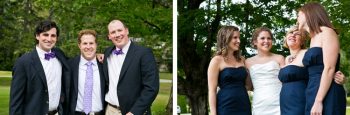 Navy and Lavender Wedding Party | New Hampshire Mountain Wedding