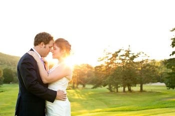 couple at sunset | New Hampshire Mountain Wedding