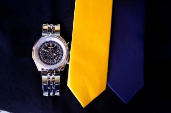 colbalt and yellow ties with rolecobalt and yellow ties with Rolex watchx watch