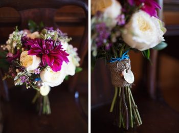 bouquets rustic chic wedding via https://mountainsidebride.com