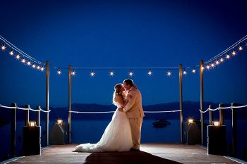 Lake Tahoe Bride and groom via https://mountainsidebride.com