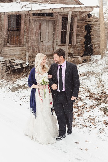 snowy Tennessee bridals 