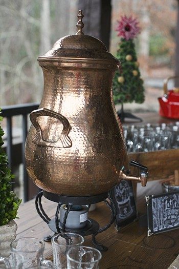 copper hot chocolate kettle