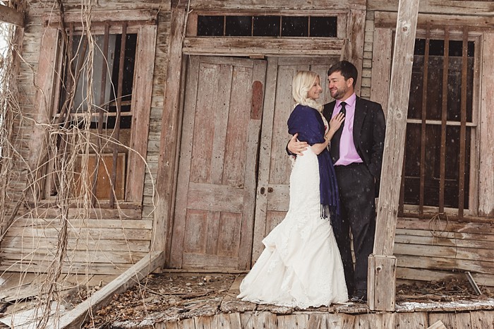 snowy Tennessee bridals