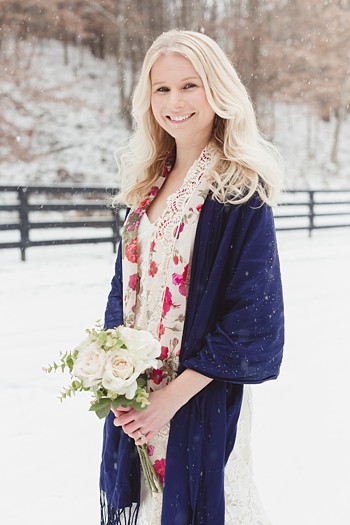 snowy Tennessee bridals 