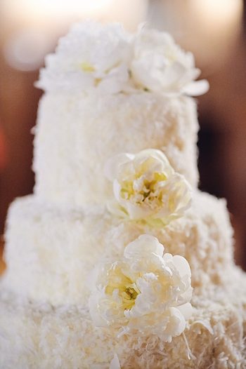 coconut wedding cake