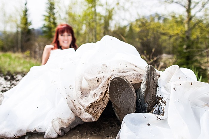 Canadian Rocky Mountain Trash the Dress | Photography by One Edition | See More at https://mountainsidebride.com/2014/02/one-edition-trash-the-dress