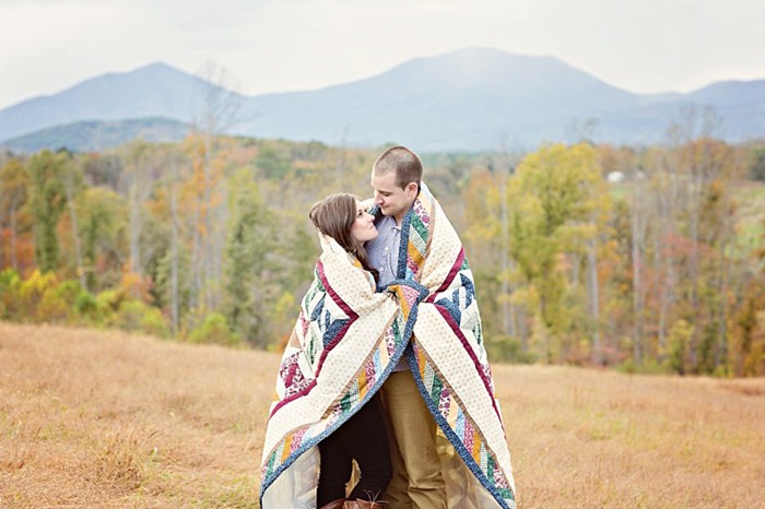 Blue Ridge Mountain Engagement Session Photography by Megan Vaughn | See More: https://mountainsidebride.com/2014/02/blue-ridge-mountain-engagement-session