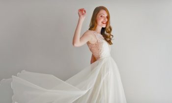 Leanne Marshal wedding gown