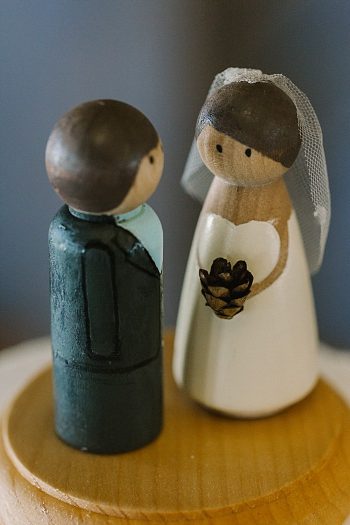 wedding wooden cake toppers| JoPhoto |Townsend Tennessee
