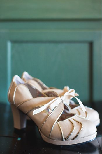 vintage wedding shoes | JoPhoto Townsend Tennessee