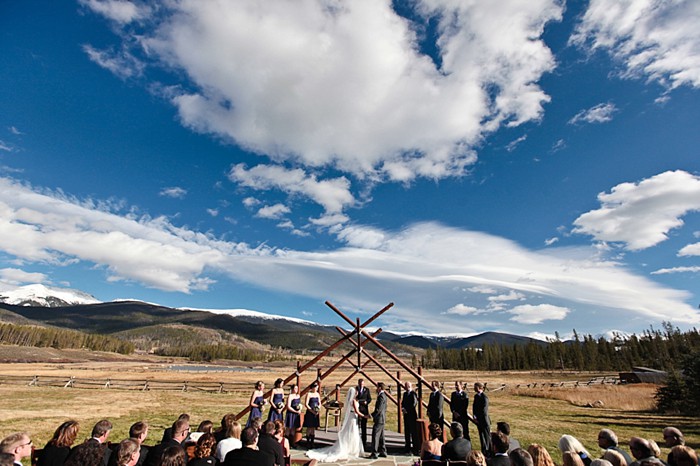 11-Devils-Thumb-Ranch-wedding-Becky-Young Photography-ceremony-wide-from-behind