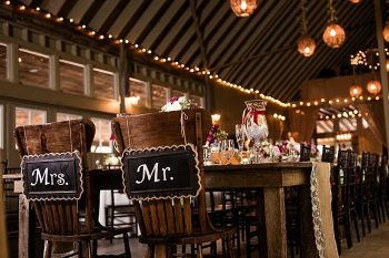 mr + Mrs chalkboard chair backs western North Carolina handmade wedding by Shutter Love Photography