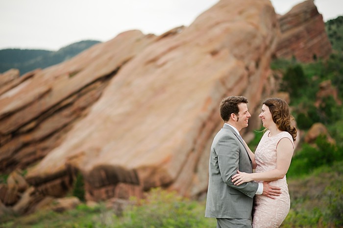 Black Cats and Red Rocks | A Homey Colorado Engagement Session