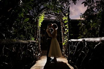 evening kiss western North Carolina handmade wedding by Shutter Love Photography