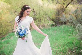Logan Utah Canyon Bridal Shoot | Kylee Ann Photography