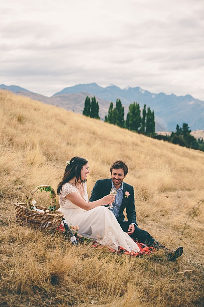 Handmade New Zealand Mountain wedding by Jim Pollard
