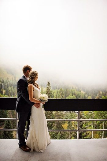 first look | Snowbird Utah Wedding Logan Walker Photography