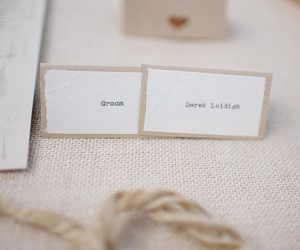 placecard groom | steamboat springs wedding | Andy Barnhart
